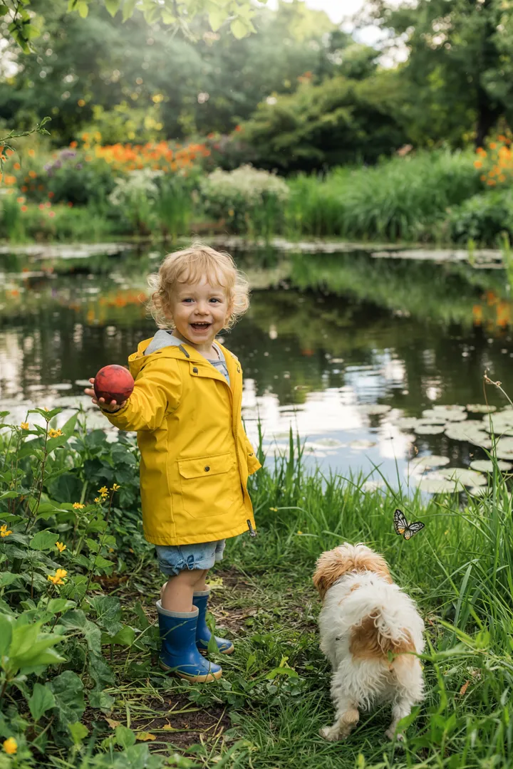 Eine idyllische Wasserlandschaft mit üppiger Vegetation, die die Schönheit eines selbstgestalteten Teichs im Garten widerspiegelt. Tipps zum Gartenteich Selber Bauen finden Sie hier.
