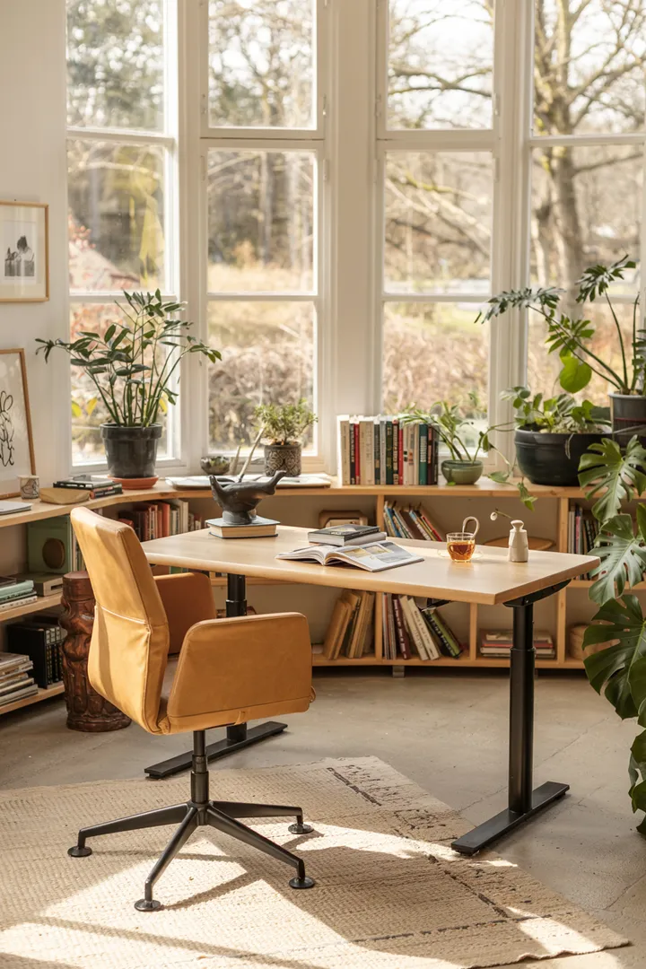 Ein einladender Raum mit Pflanzen, gemütlichen Möbeln und Licht durchfluteten Fenstern, ideal für kreative Gestaltungsmöglichkeiten im Wintergarten.