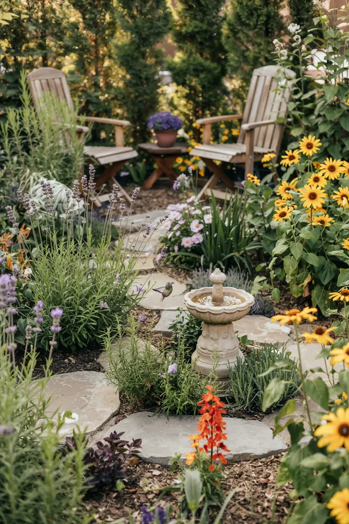 Ein harmonischer Außenbereich mit sanften Steinen, die in einem minimalistischen Garten angeordnet sind, während der alte Rasen entfernt wurde, um Platz für natürliche Elemente zu schaffen.