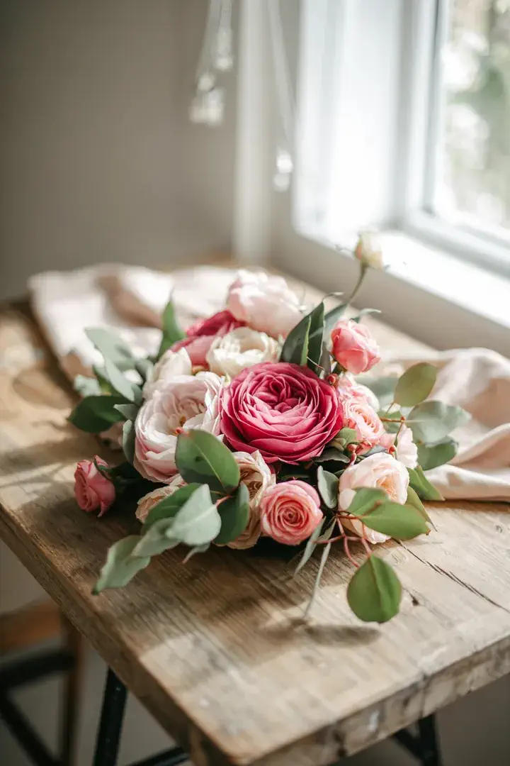 Harmonische Komposition mit ausgewogenem Design, das durch elegante Linien und symmetrische Elemente eine beruhigende Ästhetik vermittelt.