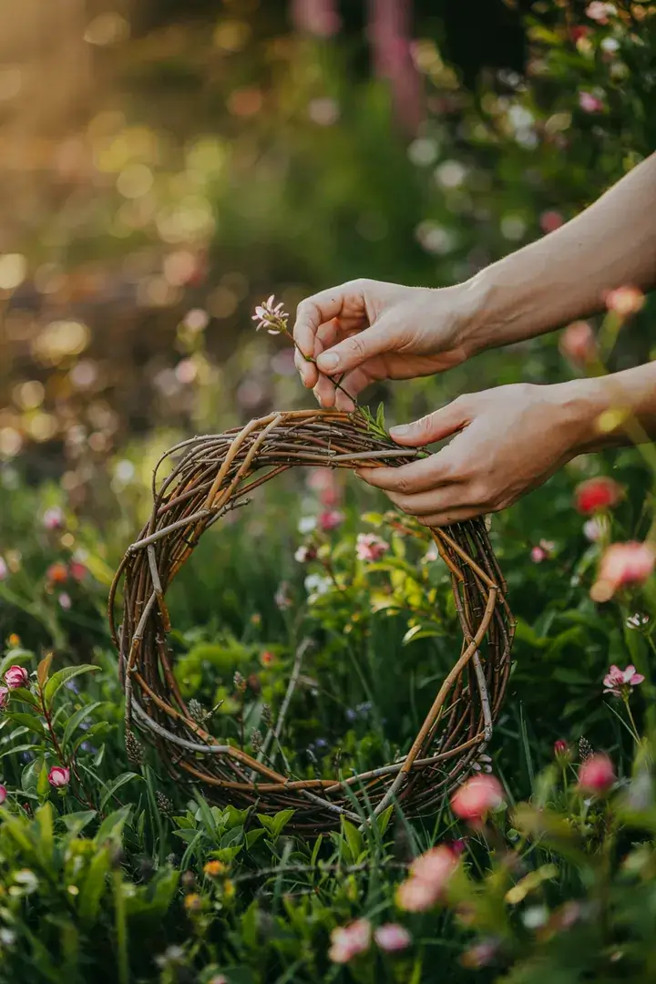 Ein kunstvolles Arrangement, das Symmetrie und Harmonie verkörpert, zeigt eine harmonische Verteilungstechnik von Formen und Farben.