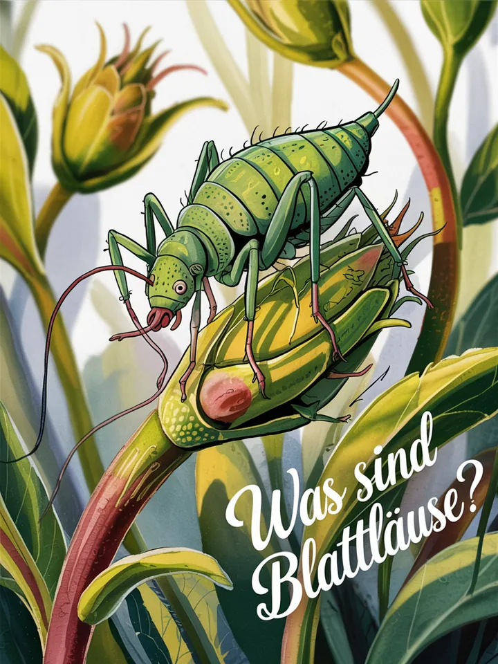 Ein Bild, das eine natürliche Lösung zur Bekämpfung von Schädlingen zeigt, ideal für Gartenliebhaber, die umweltfreundliche Methoden suchen. Hausmittel gegen Blattläuse.