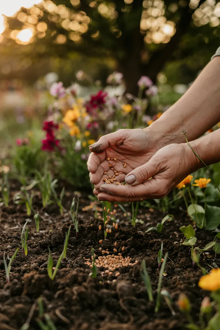 Ein nährstoffreicher Untergrund, angereichert mit organischem Material, fördert das Pflanzenwachstum und unterstützt die natürliche Bodenfruchtbarkeit.