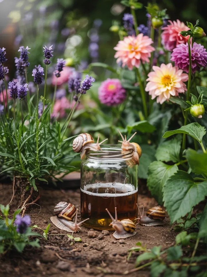 „Ein kreatives Gartenprojekt zeigt eine spiralförmige Anordnung von Pflanzen, ideal für platzsparende Kräuternutzung und clevere Garten Hacks.“