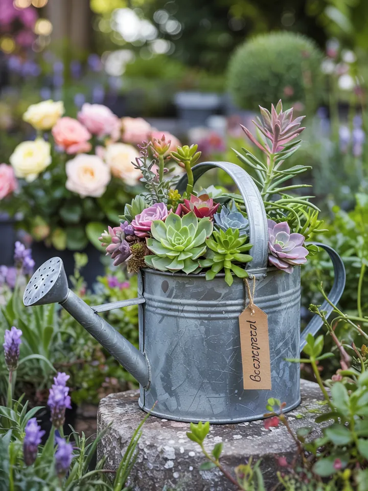Eine künstlerische Figur aus Stein, die harmonisch in eine grüne Landschaft integriert ist und kreative Inspiration für Garten Deko Ideen bietet.