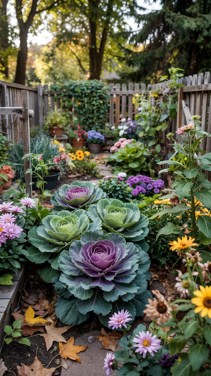Bunte, dekorative Pflanzen für die herbstliche Gestaltung, ideal für natürliche Arrangements und stilvolle Akzente im Zuhause.