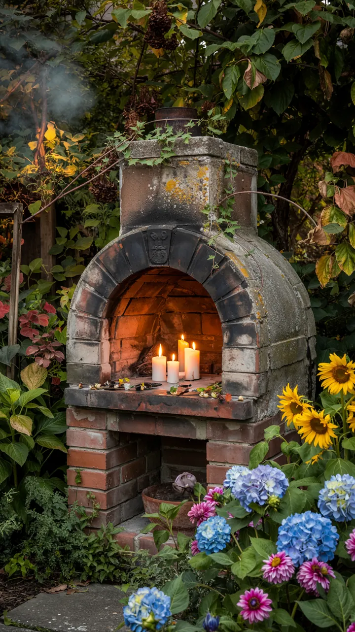 Sanfte Beleuchtung durch warmes Licht, das in einer rustikalen Dekoration aus Baumrinde strahlt und eine gemütliche Atmosphäre schafft.