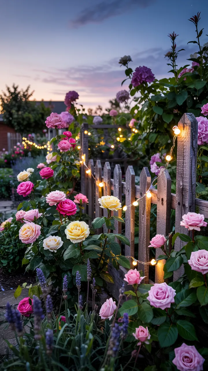 Festliche Außenansicht mit funkelnder Lichterkette, die eine einladende Atmosphäre für die Feiertage schafft und kreative DIY-Ideen für Weihnachtsdekoration im Freien inspiriert.