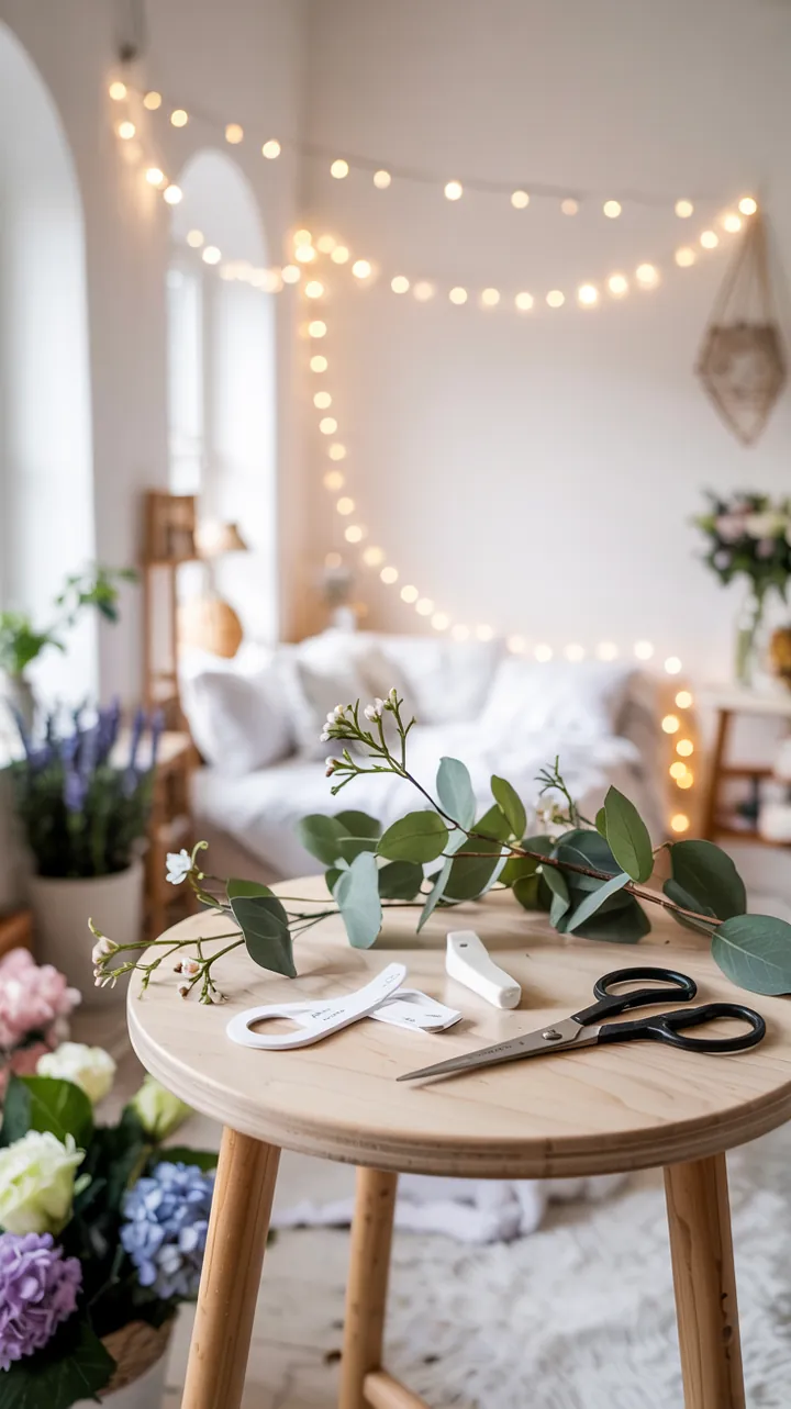 Festliche Raumgestaltung mit dekorativen Lichtern für die Decke, die eine gemütliche Atmosphäre schaffen und ideal für die Weihnachtszeit sind.