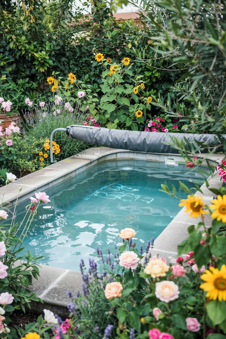 Ein farbenfroher Wasserspaß für Kinder im Freien, ideal für entspannte Sommertage im Garten. Perfekt für kleine Abenteurer!