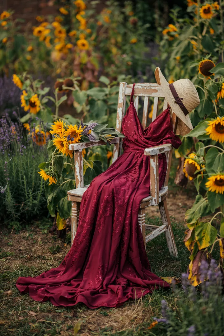 Elegante Tischdekoration in warmen Erdtönen, inspiriert von saisonalen Hochzeitsfarben im Herbst, ideal für Spätsommer-Feiern.