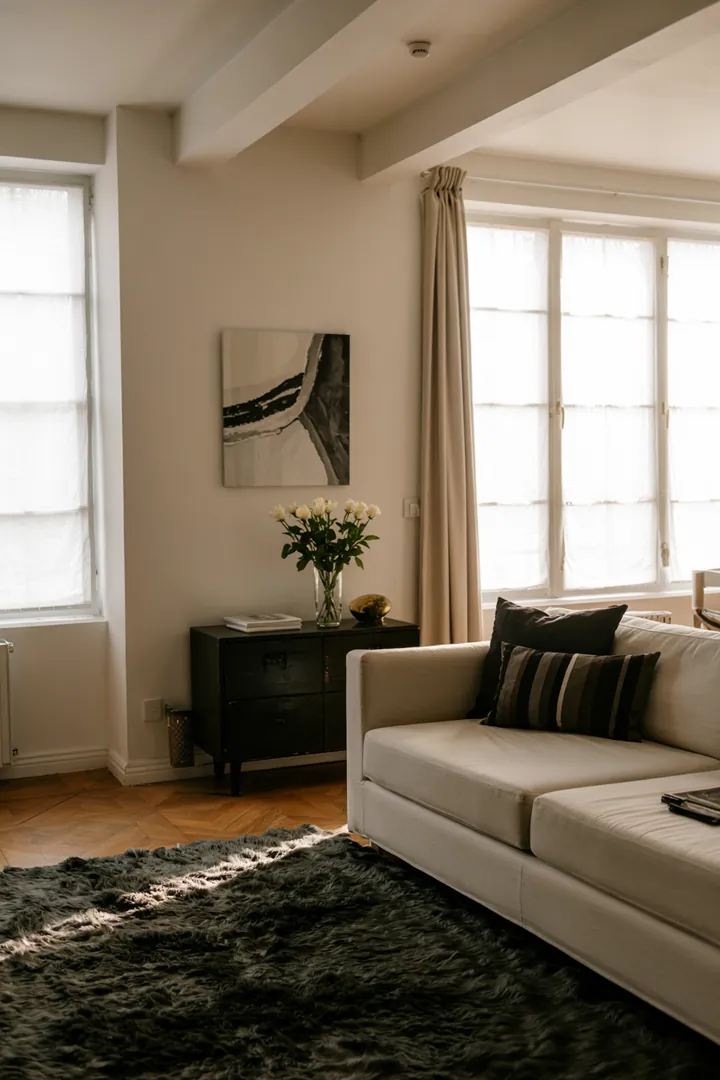 Ein stilvolles Arrangement aus sanften Farbtönen und organischen Elementen, das die Schönheit von nachhaltigen Rohstoffen hervorhebt.