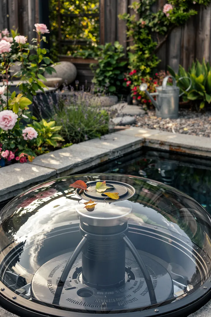 Detailreiche Technikschacht-Lösung für eine effektive Poolabdeckung, die Sicherheit und Ästhetik für Schwimmbadabdeckungen vereint.