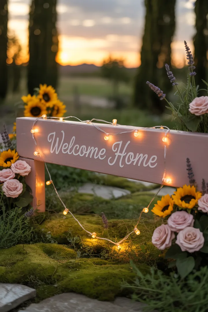 Festliche Fensterbankgestaltung mit handgemachten Weihnachtsakzenten und winterlichen Elementen, die den Außenbereich verschönern und eine gemütliche Atmosphäre schaffen.