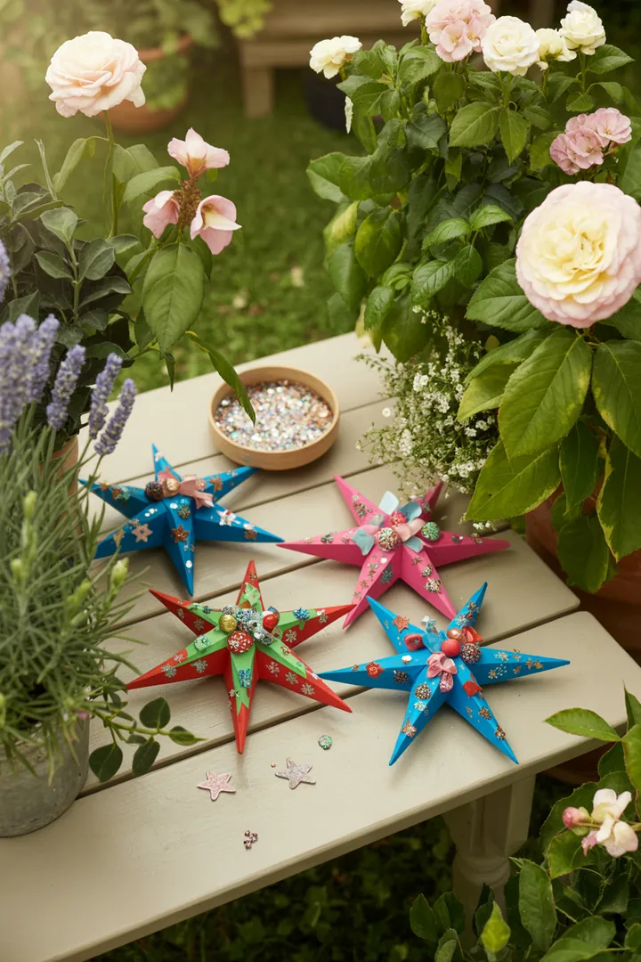 Ein kreatives Projekt zeigt filigrane Strukturen und Formen aus biegsamem Metallmaterial, perfekt für DIY-Ideen und Basteln mit Aludraht.