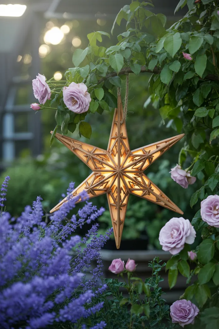 Kreative Deko-Elemente aus Holz für die festliche Jahreszeit, ideal zum Gestalten von einzigartigen Weihnachtsakzenten.