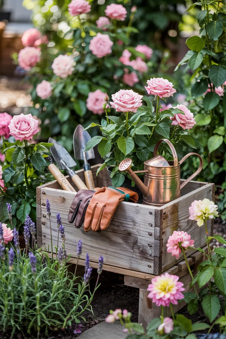 Ein multifunktionaler Raum mit gut organisierter Aufbewahrung für Werkzeuge, ideal für kreative Projekte in der Garage und im Hobbyraum.