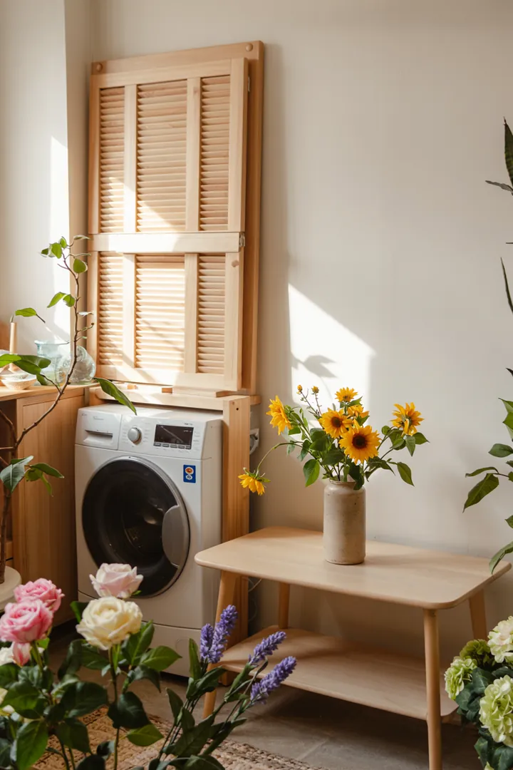 Eine elegante Lösung zur optischen Aufwertung eines Haushaltsgeräts, das dafür sorgt, dass die Maschine harmonisch in die Raumgestaltung integriert wird.