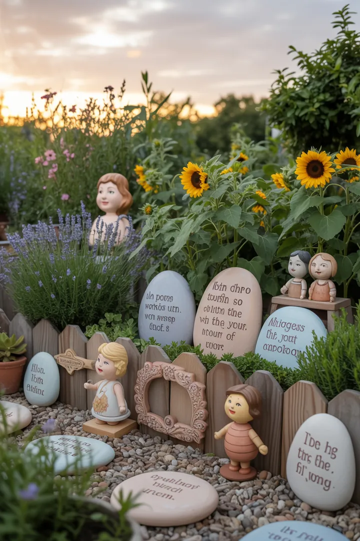Farbenfrohe Frühlingskränze und kreative Türdekorationen für den Garten, umgeben von lebendiger Blumendeko und stilvollen Pflanzgefäßen. Ergänzt durch fröhliche Outdoor-Textilien und Kissen, die den Garten in eine frühlingshafte Oase verwandeln.
