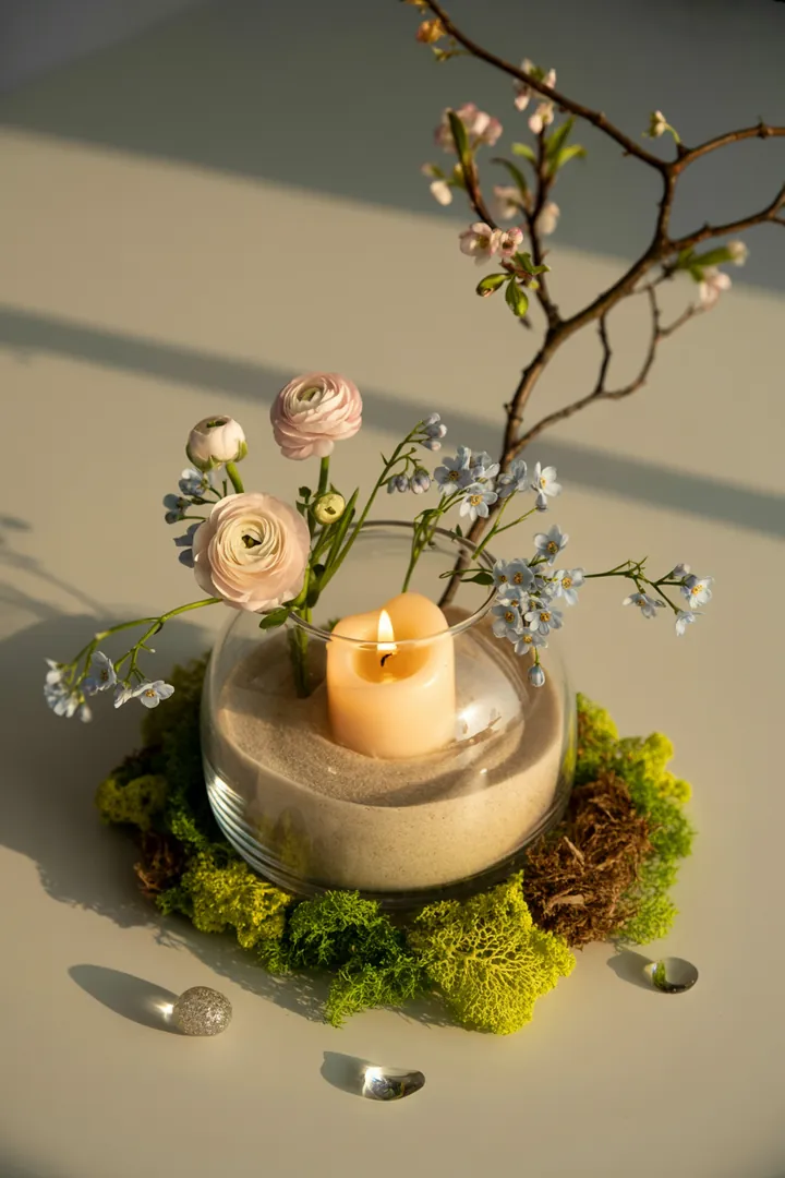 Frühlingshafte Türdekoration mit bunten Kränzen und floralen Akzenten, die den Garten verschönern. Inspirierende Ideen für lebendige Blumendeko, gemütliche Textilien und kreative Upcycling-Projekte im Freien.