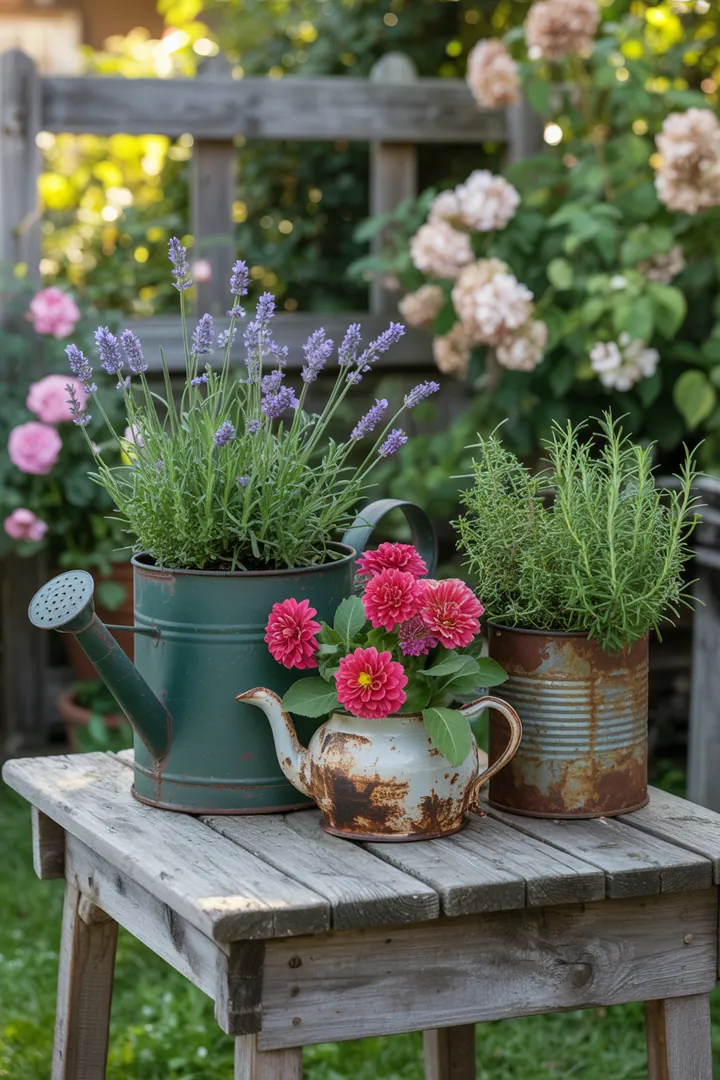 Fröhliche Frühlingskränze und kreative Türdekorationen für den Garten, kombiniert mit bunten Pflanzgefäßen und stilvollen Outdoor-Textilien, schaffen ein einladendes Ambiente. Upcycling-Elemente und stimmungsvolle Lichterketten setzen besondere Akzente in der frischen Jahreszeit.