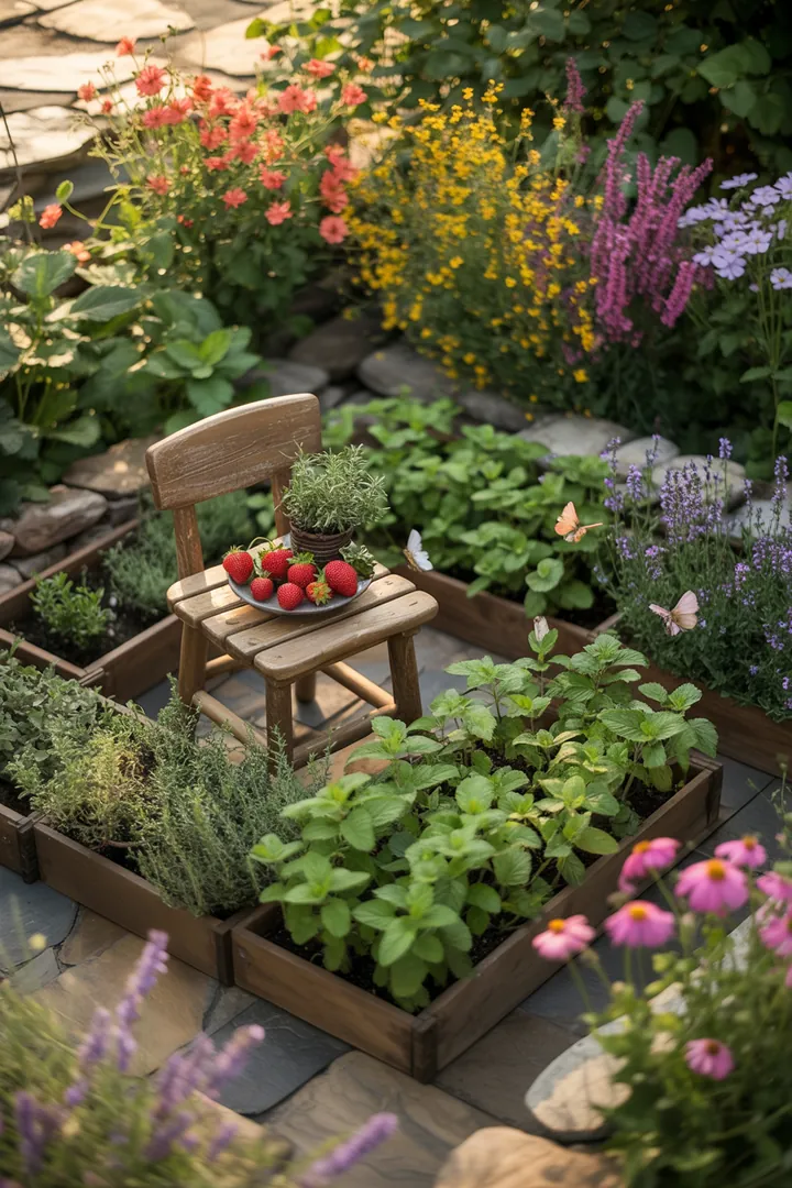 Frühlingshafte Gestaltungsideen für den Garten: Kreative Türdekorationen, lebendige Blumendeko, farbenfrohe Akzente und DIY-Projekte aus verschiedenen Materialien. Perfekte Inspiration für eine einladende Outdoor-Atmosphäre.
