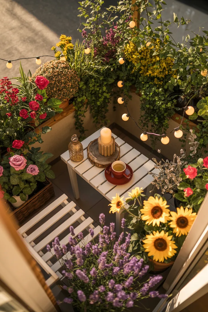 Bunte Gartenprojekte für den Frühling: Handgemachte Deko, kreative Pflanzenmarkierungen und farbenfrohe Möbel aus recycelten Materialien.