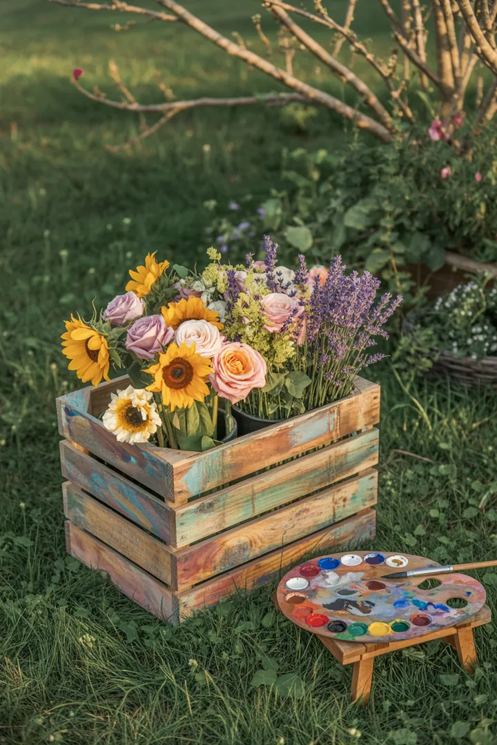 Frühlingshafte Gartenprojekte: Kreative Ideen für Pflanzbehälter, Gartenbeschilderung und stimmungsvolle Deko aus Naturmaterialien.