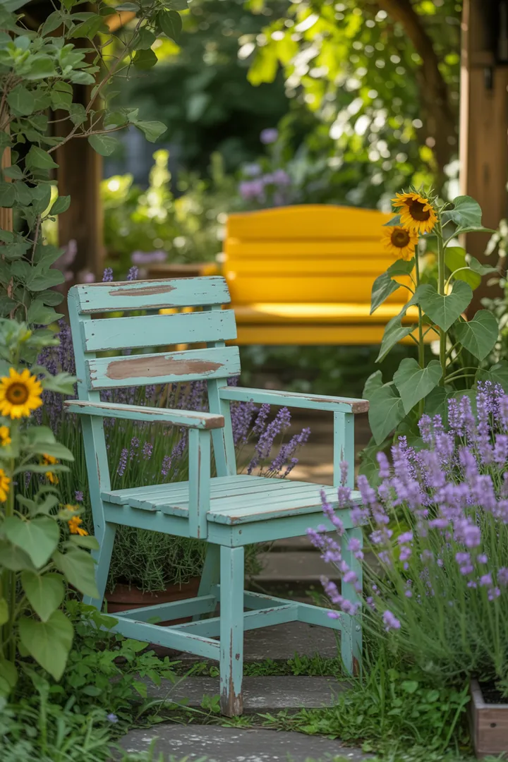 Bunte Frühlingsprojekte für den Garten: Selbstgemachte Dekorationen und kreative Pflanzhilfen aus Naturmaterialien gestalten.