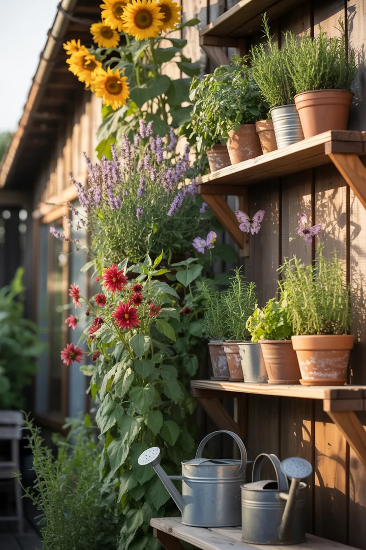 Fröhliche Frühlingsprojekte für den Garten: Farbige Möbel, kreative Pflanzenbeschriftungen und einladende Deko-Elemente selbst gestalten.