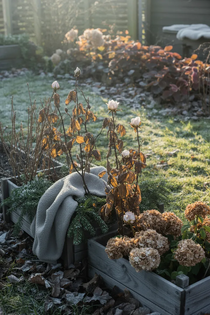 Frühjahrsaktivitäten im Garten: Pflege von Sträuchern und Hecken, Vorbereitung des Bodens durch Düngung, Aussaat von Gemüse und Blumen, sowie Rasenpflege und Frühblüher setzen.