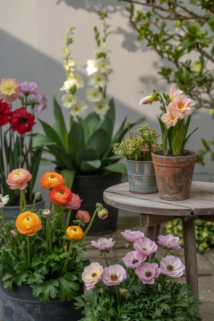 Frühjahrsaktivitäten im Garten: Pflege von Sträuchern und Hecken, Bodenbearbeitung, Aussaat von Pflanzen sowie Rasenpflege und Frühblüher setzen für ein blühendes Gartenjahr.