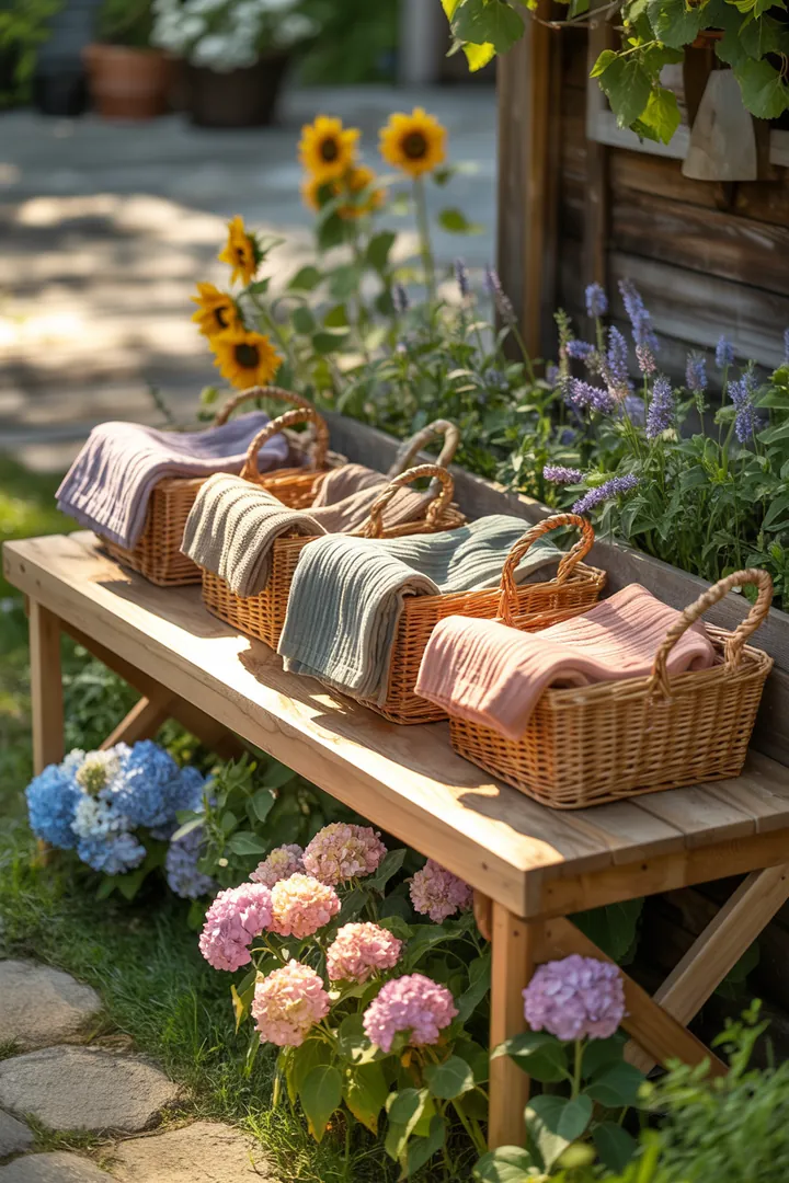 Stylisches Wandregal aus Holz mit dekorativen Kisten, ideal für die Aufbewahrung und Gestaltung von Wohnräumen. Perfekte Lösung für mehr Ordnung und Stil.