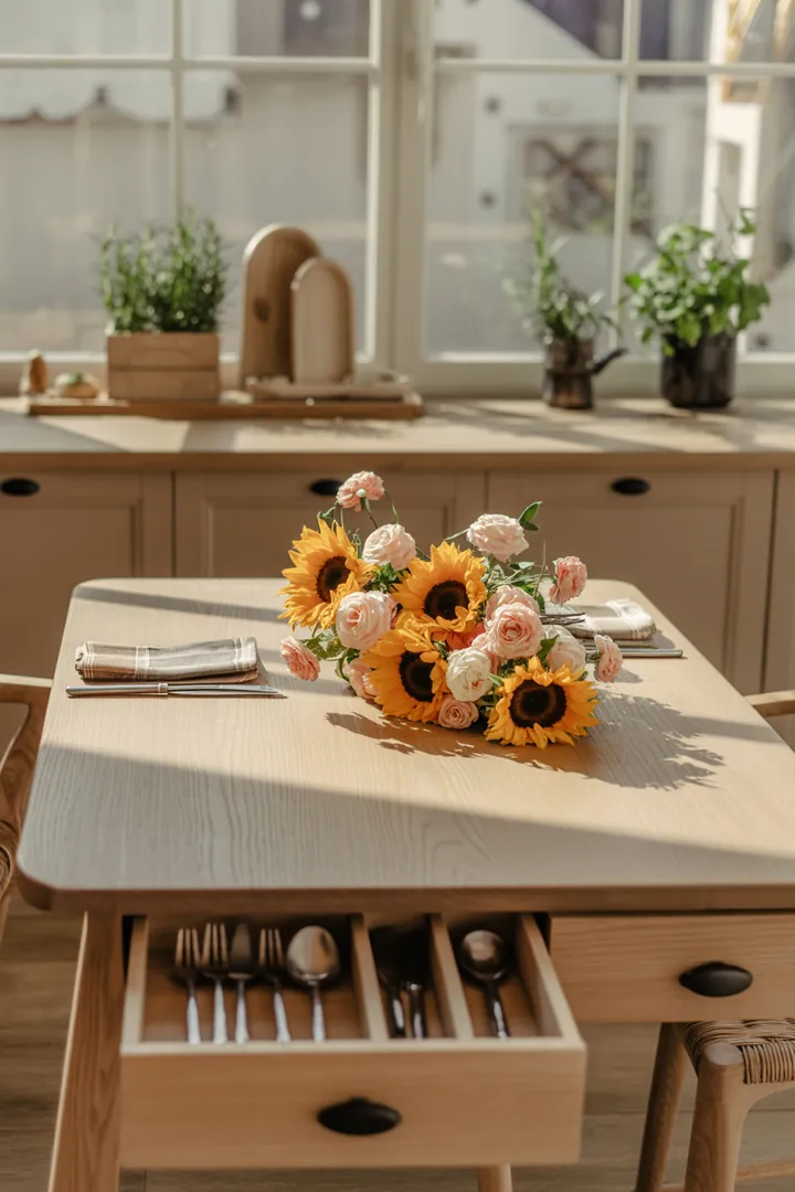 Ein stilvolles Wandregal aus Holz, das mit dekorativen Kisten gefüllt ist, bietet praktischen Stauraum und setzt Akzente in jedem Raum.