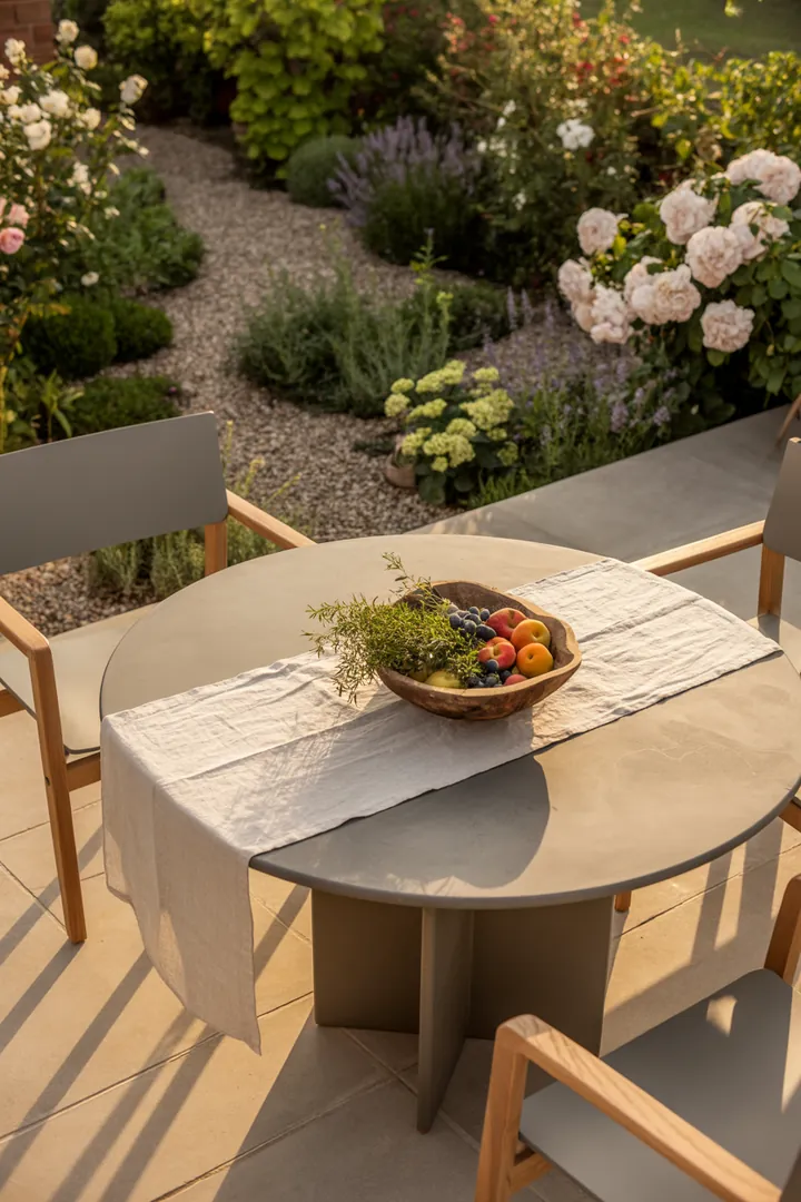 "Gemütliche Outdoor-Oase mit stilvollen Möbel-Kombinationen und kreativen Ideen für die perfekte Terrassengestaltung und ansprechendes Styling."