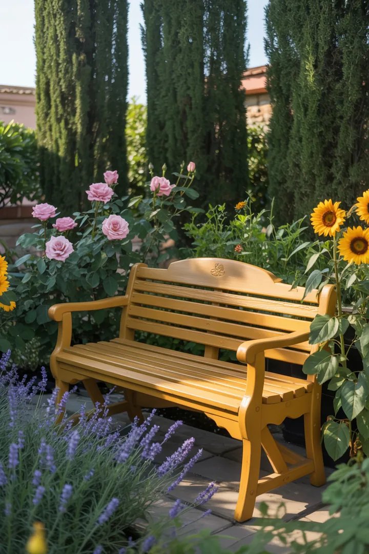 Ein handwerkliches Projekt zeigt das Aufarbeiten von Gartenmöbeln durch sorgfältiges Streichen und Lackieren, um die Holzpflege zu optimieren und einen natürlichen Holzschutz zu gewährleisten.