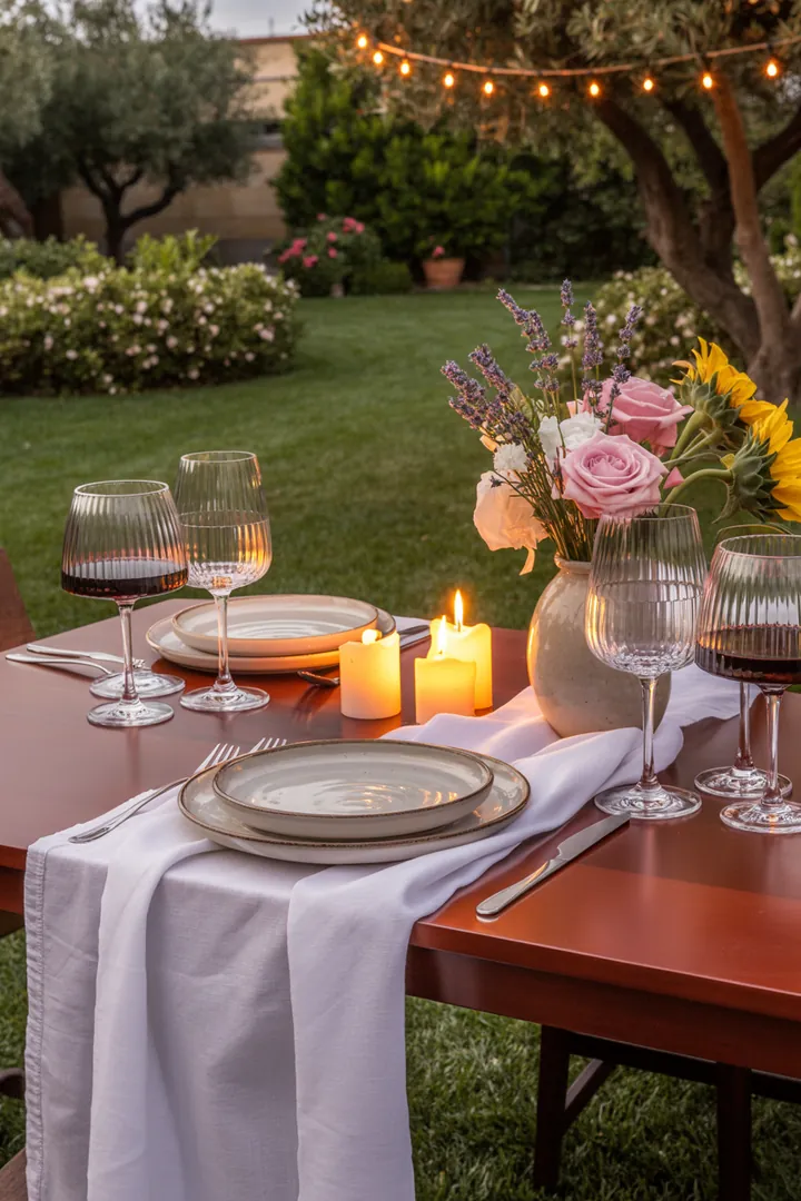 Elegante Sitzgruppe für den Außenbereich mit stilvollen Gartenstühlen und harmonischem Design, ideal für entspannte Stunden im Freien. Perfekte Kombination für ansprechende Outdoor-Einrichtung und Gartensets.