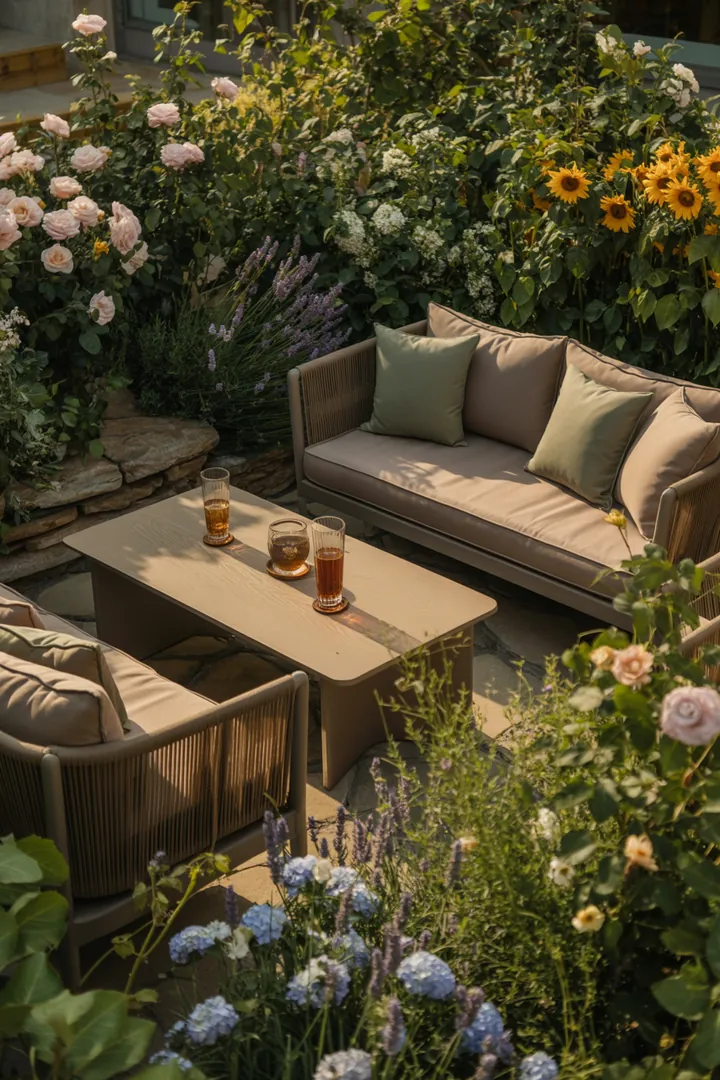 Elegante Sitzmöbel für den Außenbereich, ideal für stilvolle Gartengestaltung und entspannte Stunden im Freien. Perfekt kombinierte Stühle und Sets für jede Terrasse.
