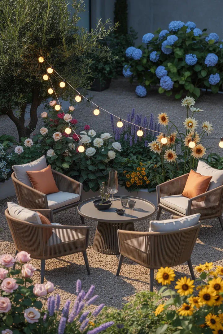 Elegante Gartenmöbel in zeitgemäßem Stil, die durch innovative Formensprache und hochwertige Materialien für ein luxuriöses Outdoor-Erlebnis sorgen.