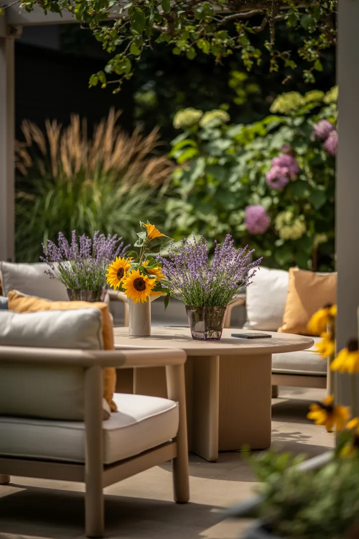 Elegante und zeitgemäße Möbel für den Außenbereich, die minimalistisches Design verkörpern und modernen Stil in jede Lounge bringen.