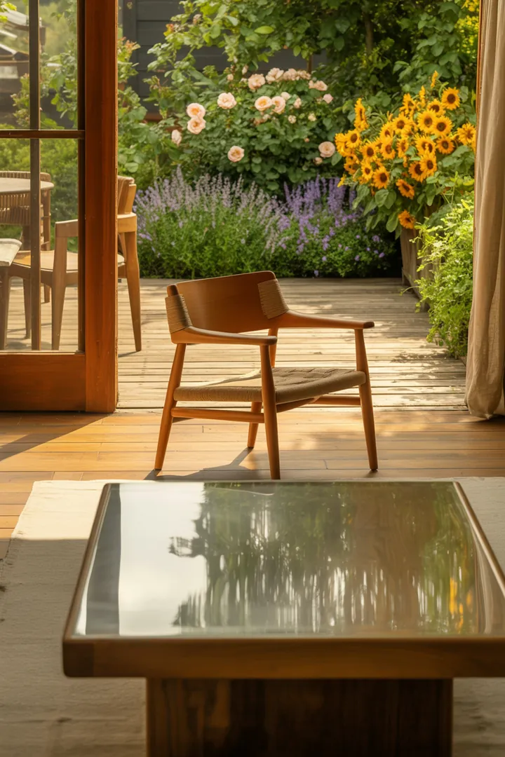 Elegante und funktionale Sitzgelegenheit für den Außenbereich, perfekt für einen modernen, minimalistischen Lebensstil und trendige Gestaltungsideen.