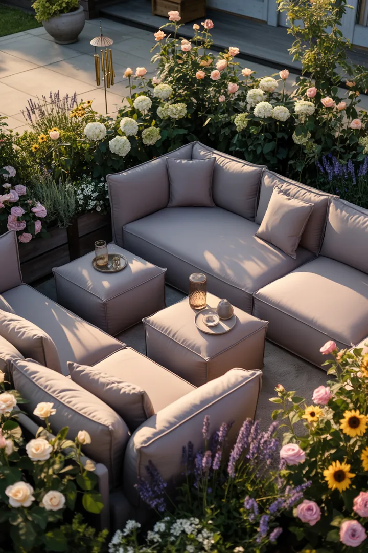 Stylische und funktionale Möbel für den Außenbereich, die modernes Design mit minimalistischen Elementen vereinen und perfekten Komfort bieten.