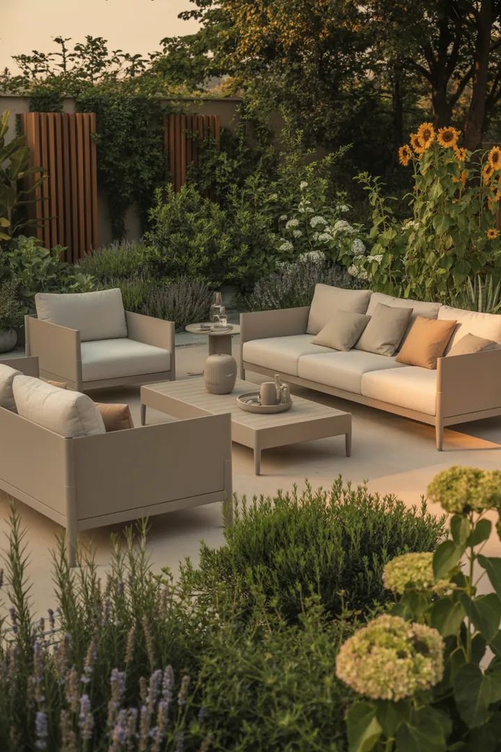 Elegantes und funktionales Möbelstück für den Außenbereich, das modernen Stil mit minimalistischer Ästhetik verbindet und Trends setzt.