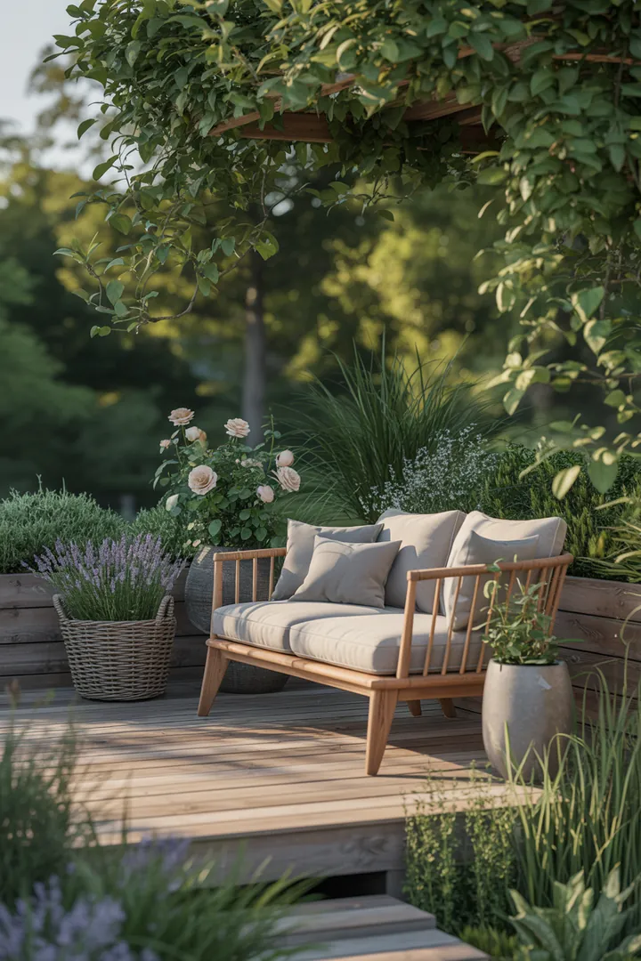 Elegante, schlichte Möbel für den Außenbereich, ideal für entspannte Stunden im modernen Stil und trendbewusste Gestaltung.