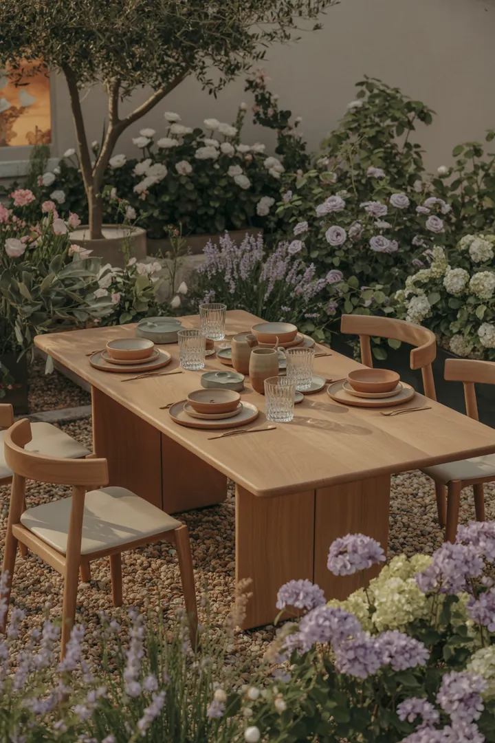 Elegante Möbel für den Außenbereich mit zeitgemäßer Ästhetik, die harmonisch zu modernen Gestaltungstrends passen und höchste Ansprüche an Qualität erfüllen.