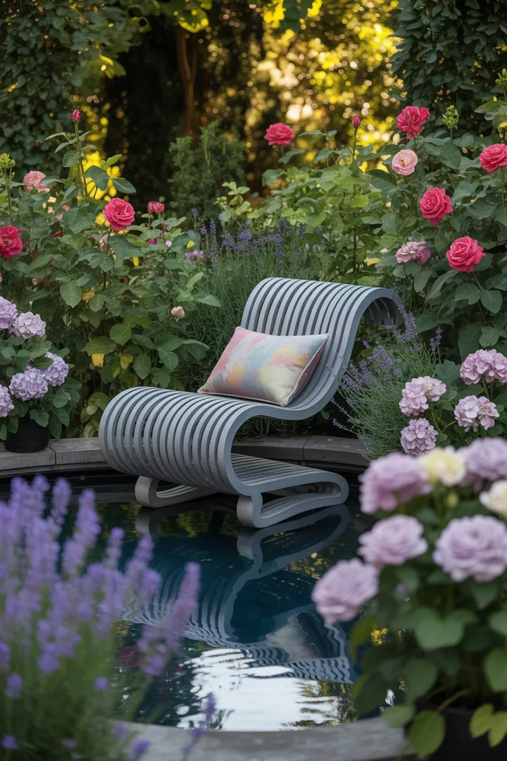 Elegante Sitzgruppe aus edlen Materialien, ideal für stilvolle Außenbereiche, vereint Komfort und Langlebigkeit mit einem Hauch von Luxus.