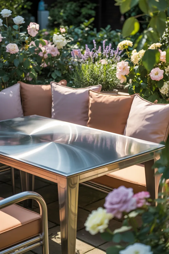 Elegante Gartenmöbel aus edlen Materialien, kombiniert mit Premium-Qualität, bieten Luxus und Langlebigkeit für stilvolle Außenbereiche.