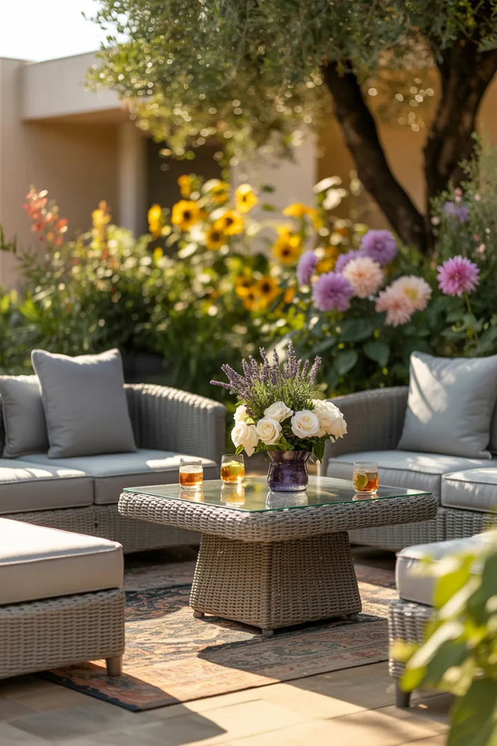 Elegante Sitzmöbel für den Außenbereich, die stilvollen Komfort und erstklassiges Design vereinen, ideal für anspruchsvolle Gartenliebhaber.