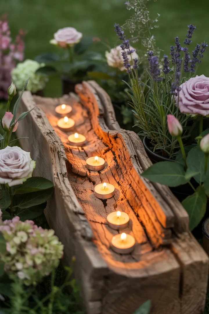 Rustikales Möbelstück aus recyceltem Holz, das durch Upcycling alten Balken neues Leben eingehaucht bekommt – einzigartiges Naturdesign für stilvolle Wohnräume.