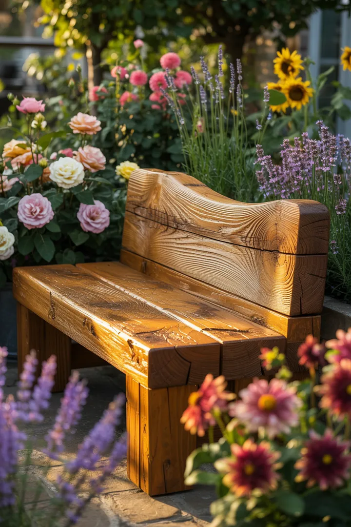 Rustikale Möbelstücke aus recyceltem Holz, die durch kreatives Upcycling entstehen und natürlichen Charme in jeden Raum bringen.